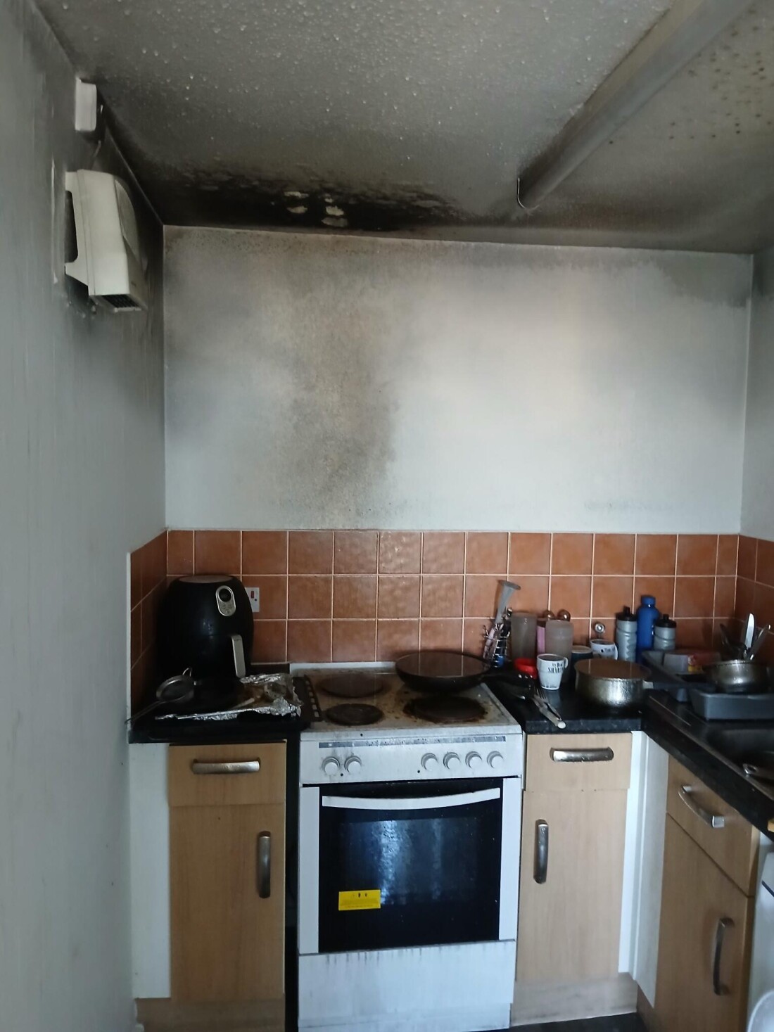Kitchen area rotated