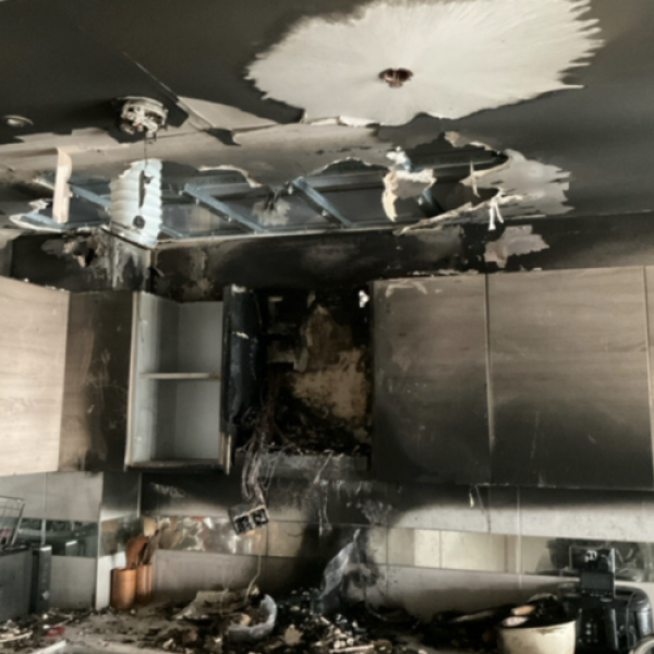 Sprinklers contain third-floor flat fire in high-rise block