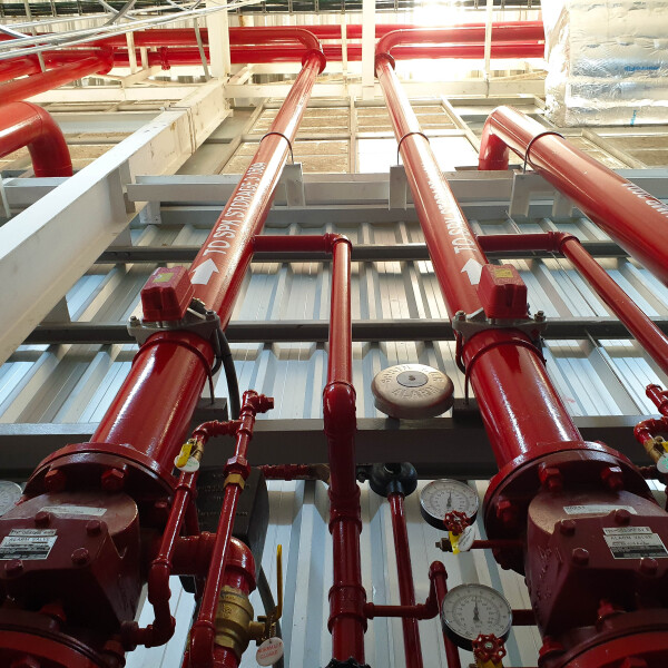 Sprinklers Contain Fire in Massive Scottish Warehouse